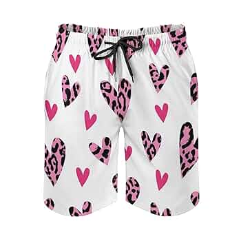 Amazon.co.jp: サーフパンツ 水着 ラブ ハート柄 メンズ
