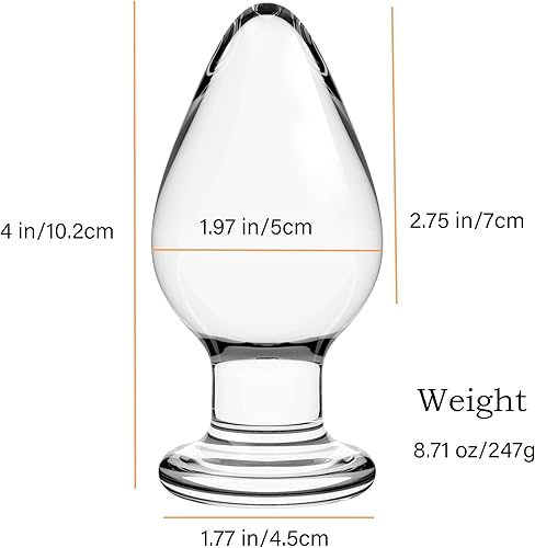 Miniatura 2 de Super Big Butt Plugs Trainer, consoladores anales de hongos transparentes XXL, masaje de próstata para hombres, mujeres, avanzado