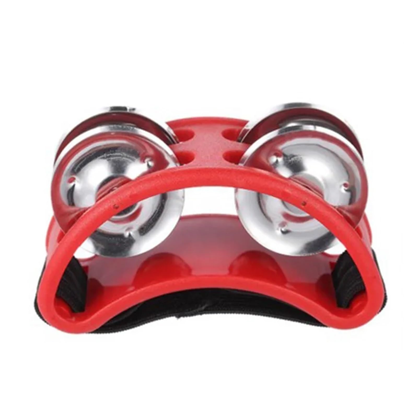 LXLAEOANG Outdoor Furniture Backrest Seat Cushion Elliptical Drum Companion Hand Foot Jingle Musical Educational Tambourine Percussion Instruments for KTV Party(Red)