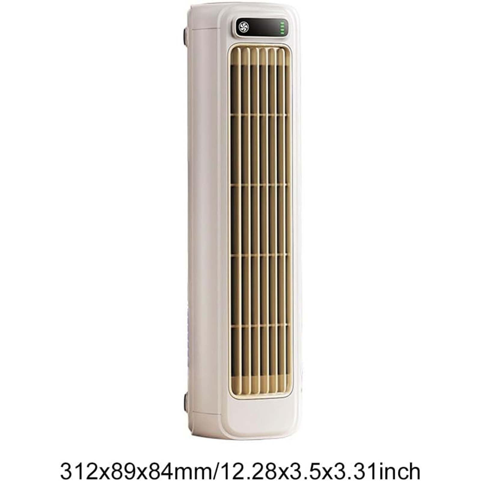 Aire acondicionado portátil, ventilador de torre de escritorio con pantalla táctil LED, 3 velocidades, enfriador de aire para habitación y patio
