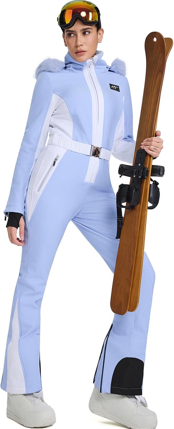 Women's One Piece Ski Suit Snowsuits Snowboard Suits Snow Outfits Jumpsuits