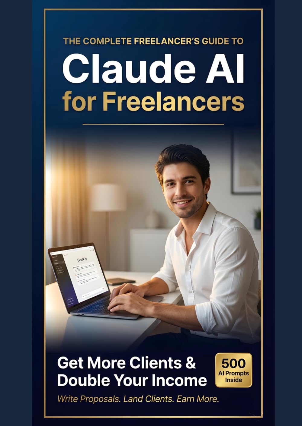 Claude AI for Freelancers: Get More Clients & Double Your Income — The Complete Guide to Winning Proposals, Client Emails, Social Media & More (With 500 Ready-to-Use Prompts)