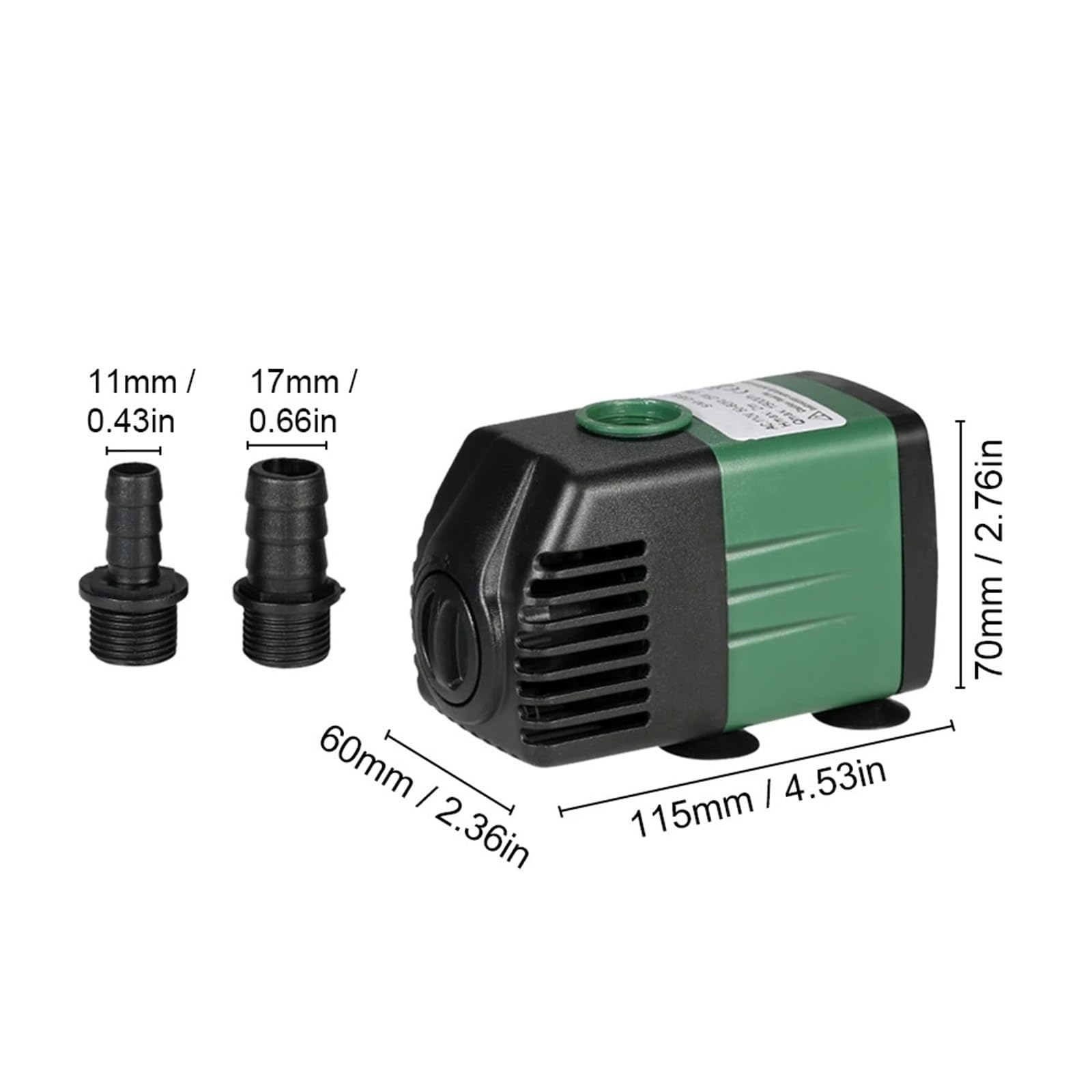 Pompka Słoneczna Pompa wodna zanurzeniowa 1500L/H 25W do akwarium, fontann stołowych, ogrodów stawowych i systemów hydroponicznych z 2 dyszami dekoracja ogrodowa