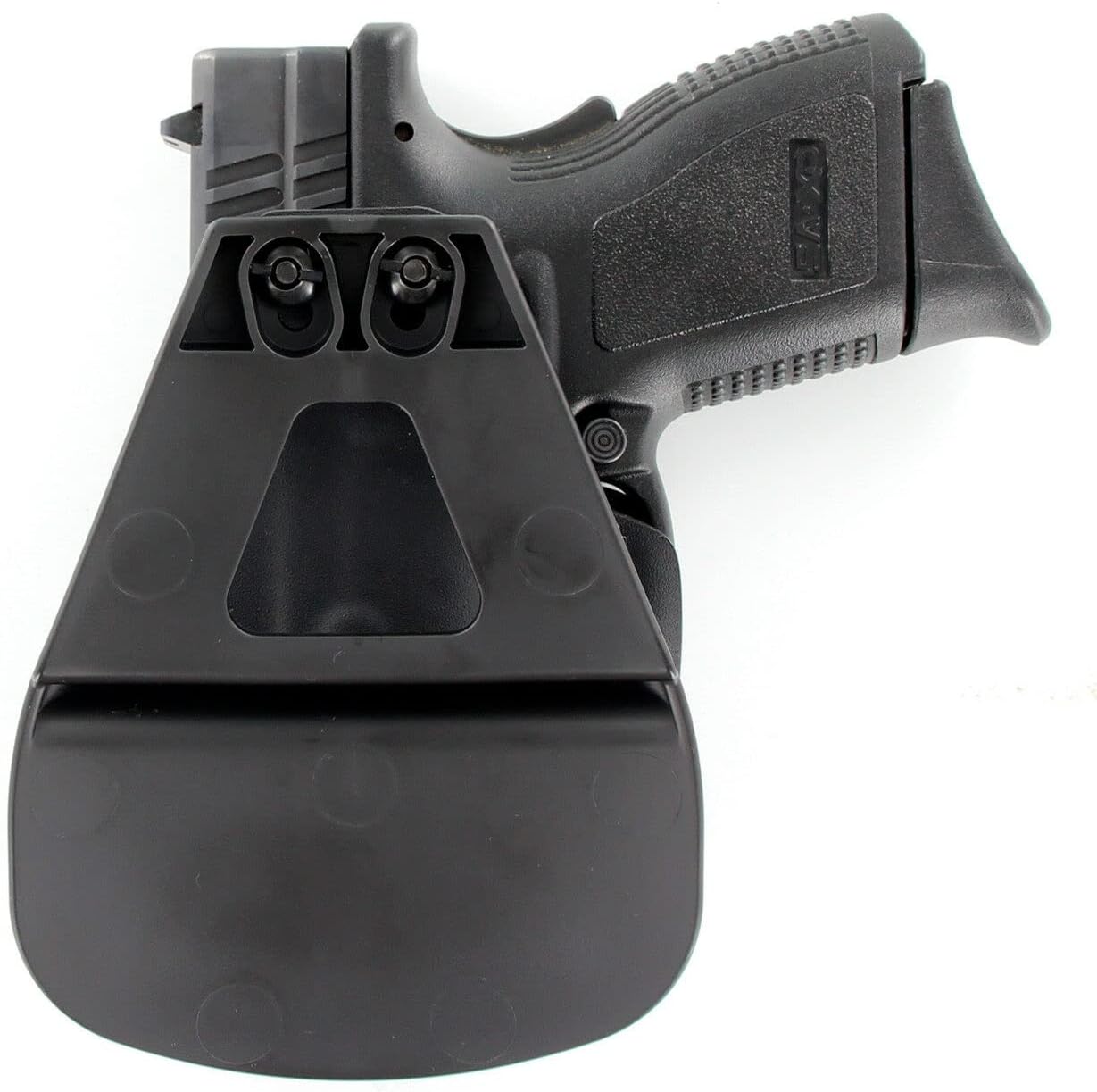 R&R HOLSTERS - OWB Kydex Paddle Holster for Guns with TLR-6 - Matte Black