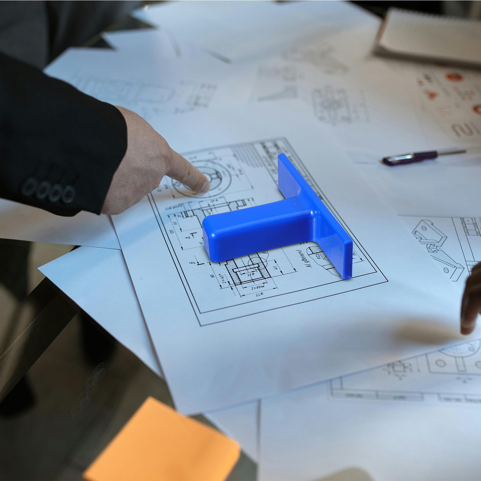 NUOBESTY Spingi Carta per Taglierina da Carta Accessorio per Taglio Preciso e Organizzazione Documenti Compatibile con Diverse Taglierine da Ufficio