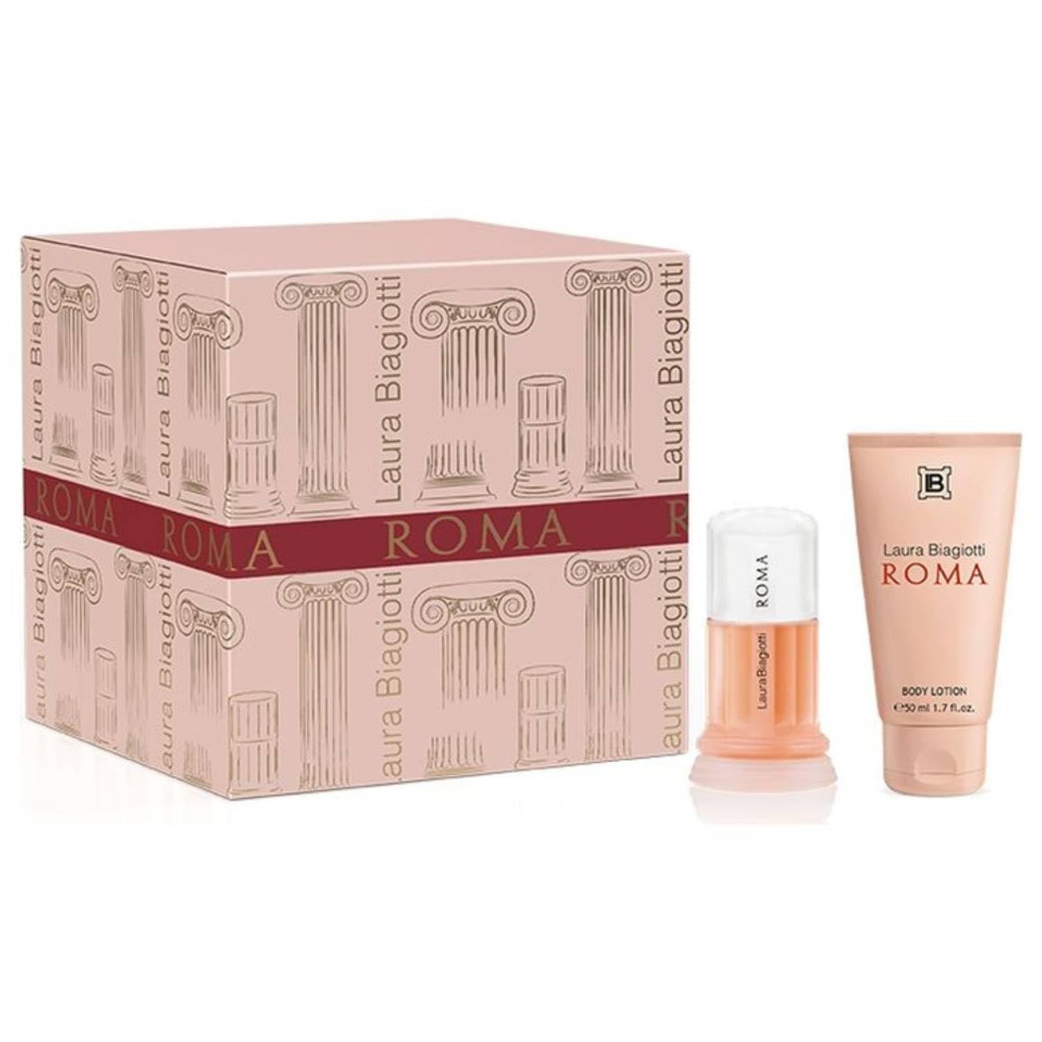 Laura Biagiotti Roma Donna Cofanetto Regalo, Eau de Toilette 25 ML e Latte Corpo 50 ML, Fragranza Elegante