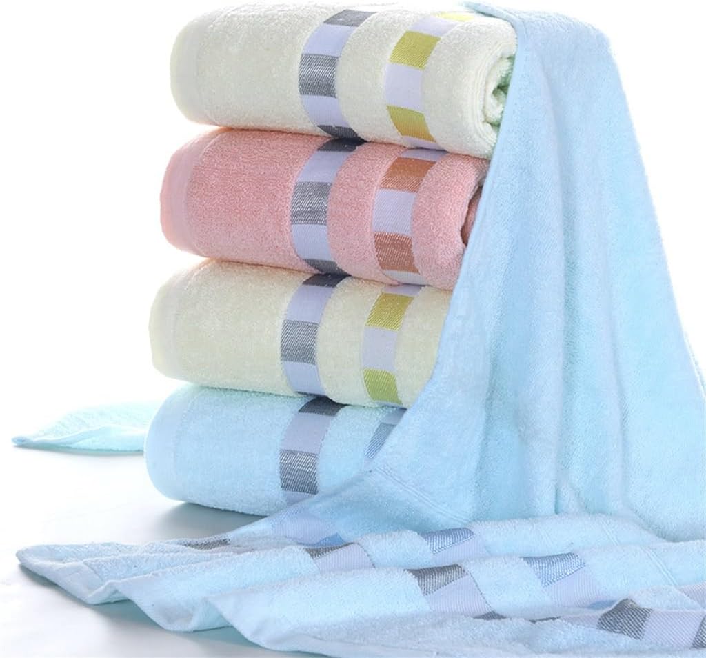 Towel Plain Household Couple Adult Bath Towel Thickened Soft Absorbent Cotton Towel