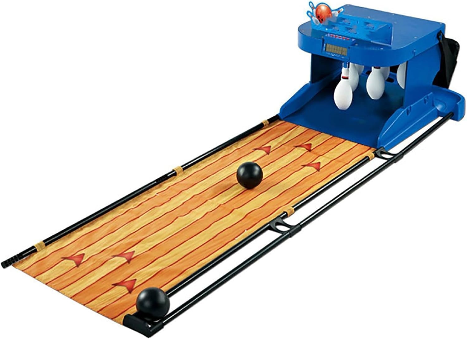 Gioco di Bowling Elettronico, Gioco di Bowling per Interni per Tutta La Famiglia, Pista da Bowling per La Casa, Set da Bowling Pieghevole, per Bambini E Adulti 3.5m