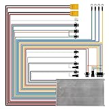 eWheel Controladora 72V 45A 3000W A y B LCD QS S4 para Patinete eléctrico Panel de Control Claro para visualizar Velocidad batería y Modos de conducción con Total precisión