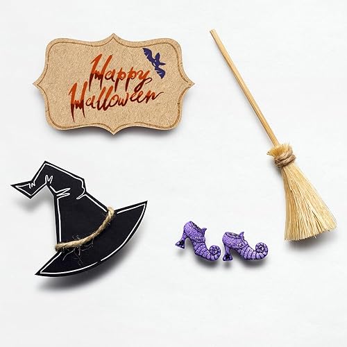 Miniatura 8 de Hying Sellos transparentes espeluznantes de Halloween para hacer tarjetas, murciélagos de la muerte, calabaza, araña, sellos de goma transparente