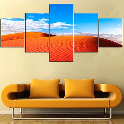 Vista 317 de Paisaje de 5 piezas pintura sobre lienzo