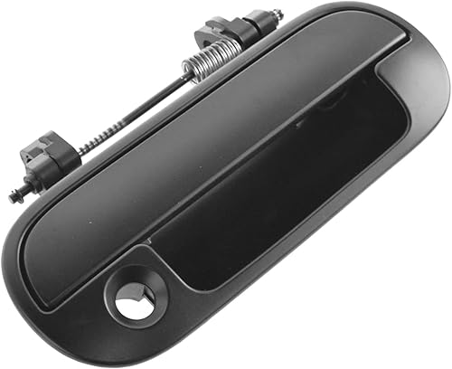 Miniatura 440 de TRQ Manija de puerta exterior texturizada LH del conductor trasero para Chevy GMC Pickup Truck SUV