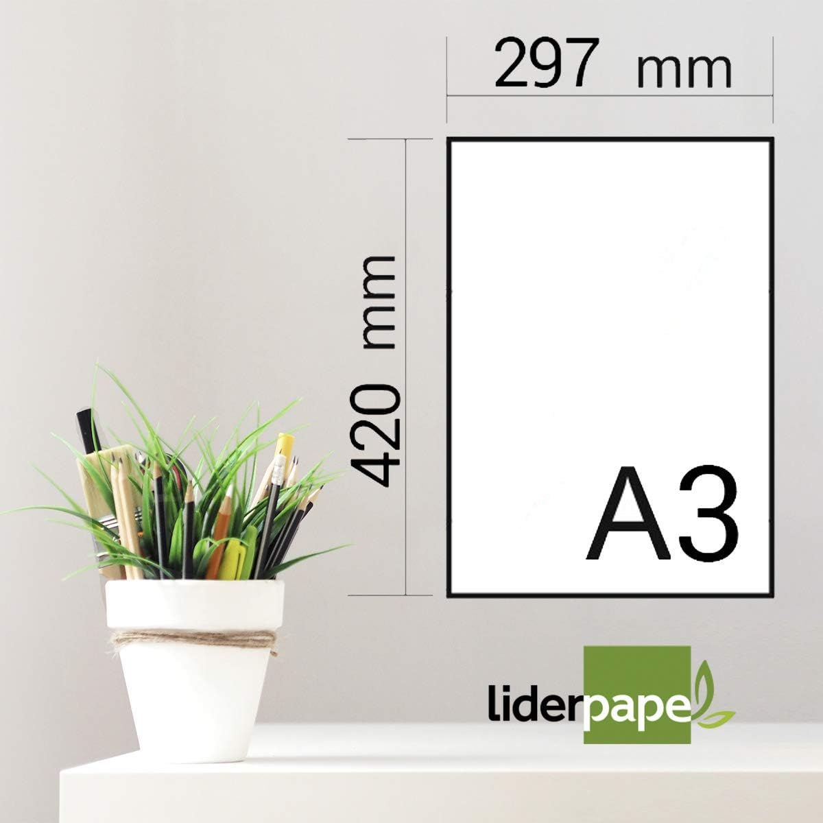 liderpapel ml98 – Notepad Graph Paper Gummed