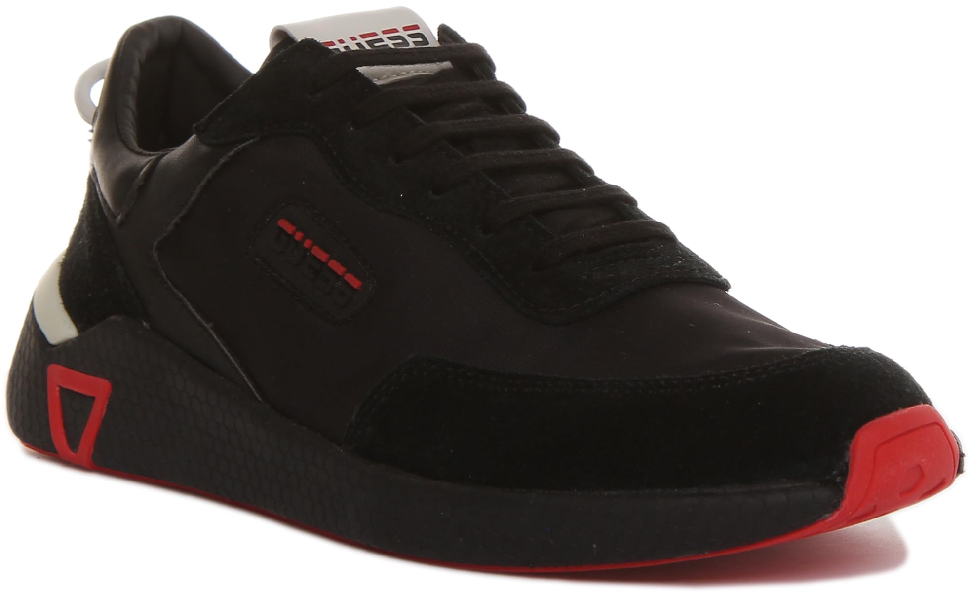 GUESS Men's Modena Gymnastics Shoe, Black, 41 EU