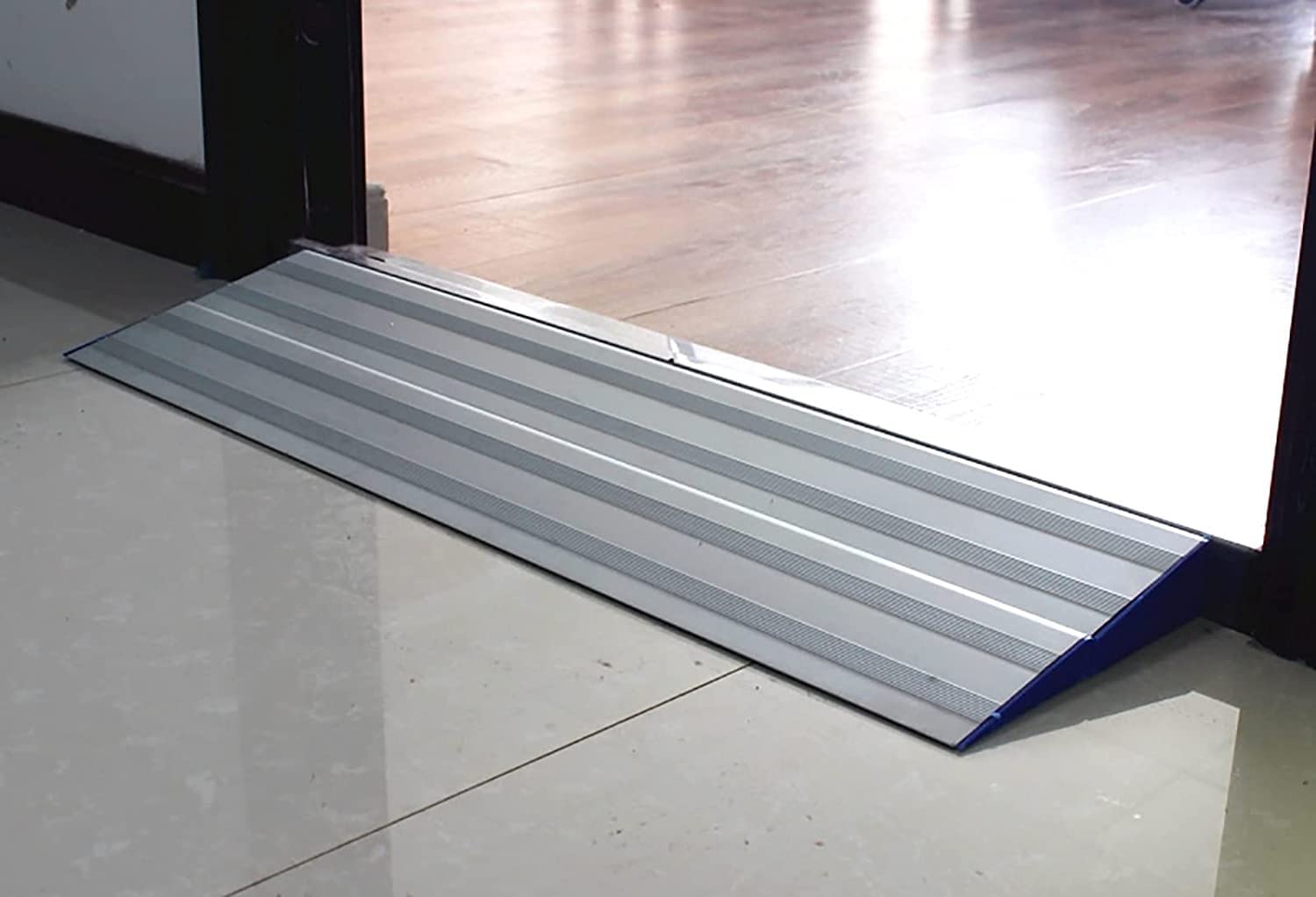 Rampa progowa, rampa progowa do drzwi Rampy progowe dla wózków inwalidzkich do drzwi/drzwi do domu/tarasu, aluminiowa rampa wejściowa, zdejmowana szerokość 75 cm przejści，20x75x4cm