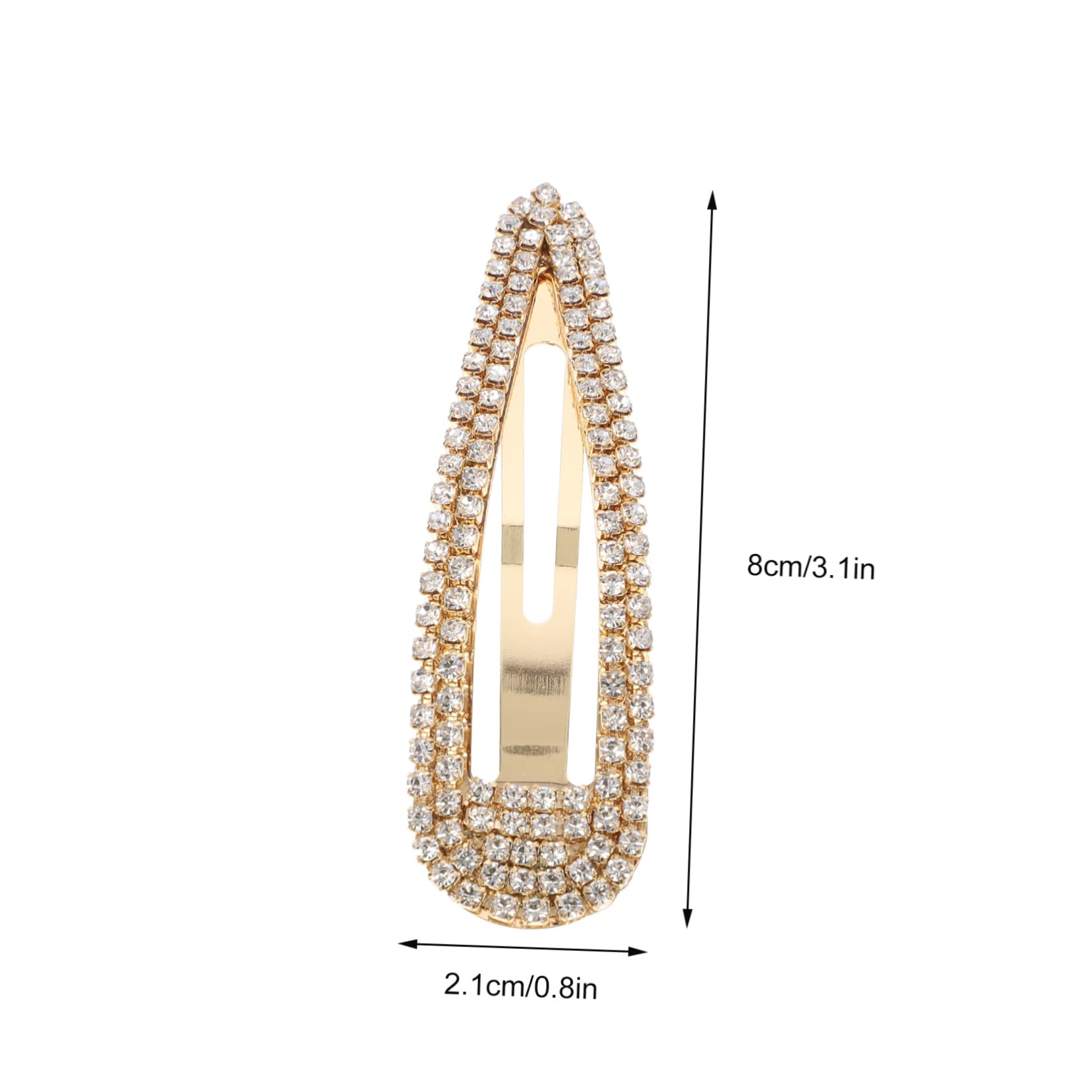 FOMIYES 50stücke Snap Haarnadeln Mit Strass Für Damen Elegante Haarspangen Für Hochzeiten Partys Und Alltag Vielseitig Einsetzbar Und Passend Zu Jedem Haarschnitt Und Outfit