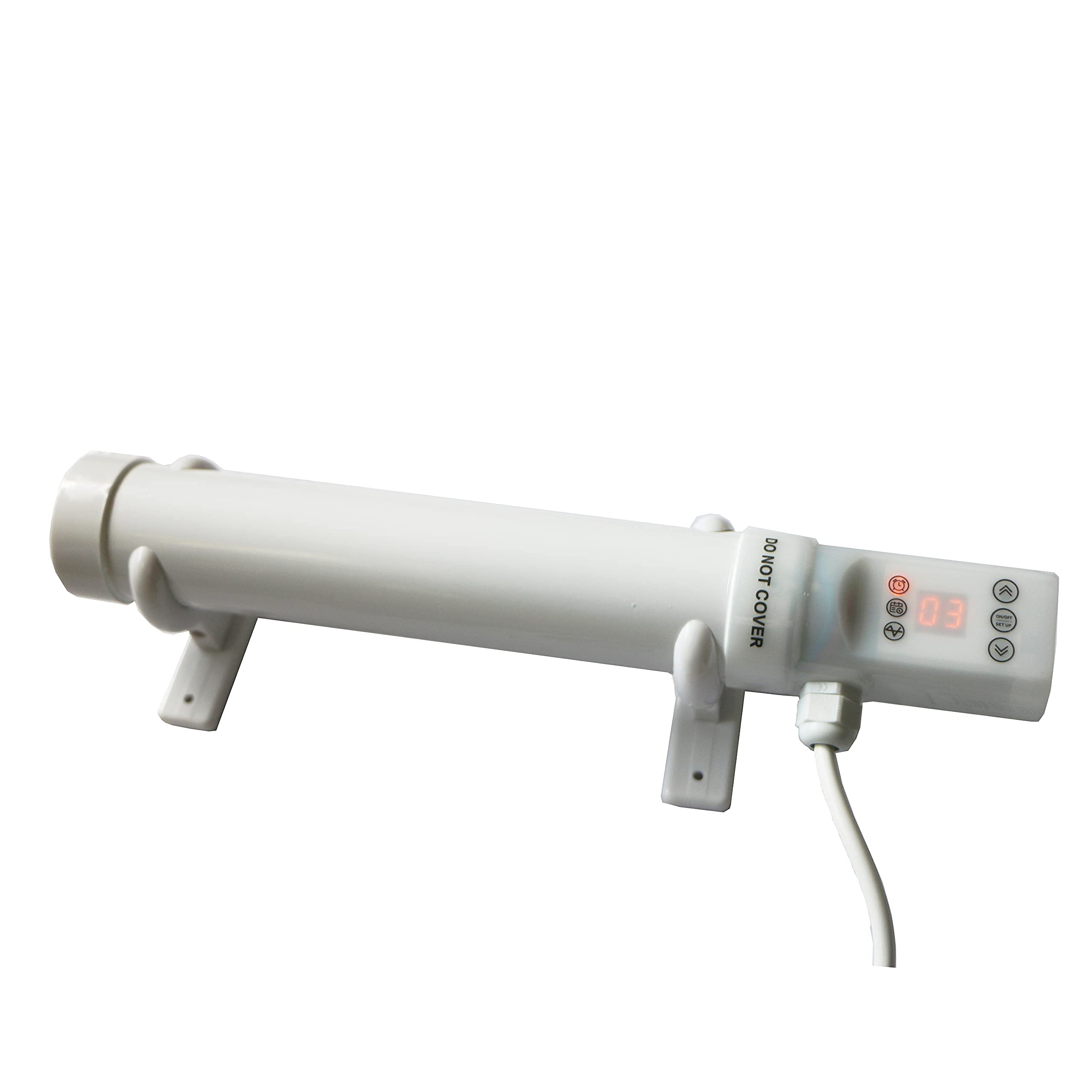 Mylek Chauffage tubulaire 60 W 340 mm minuterie numérique découpe thermique