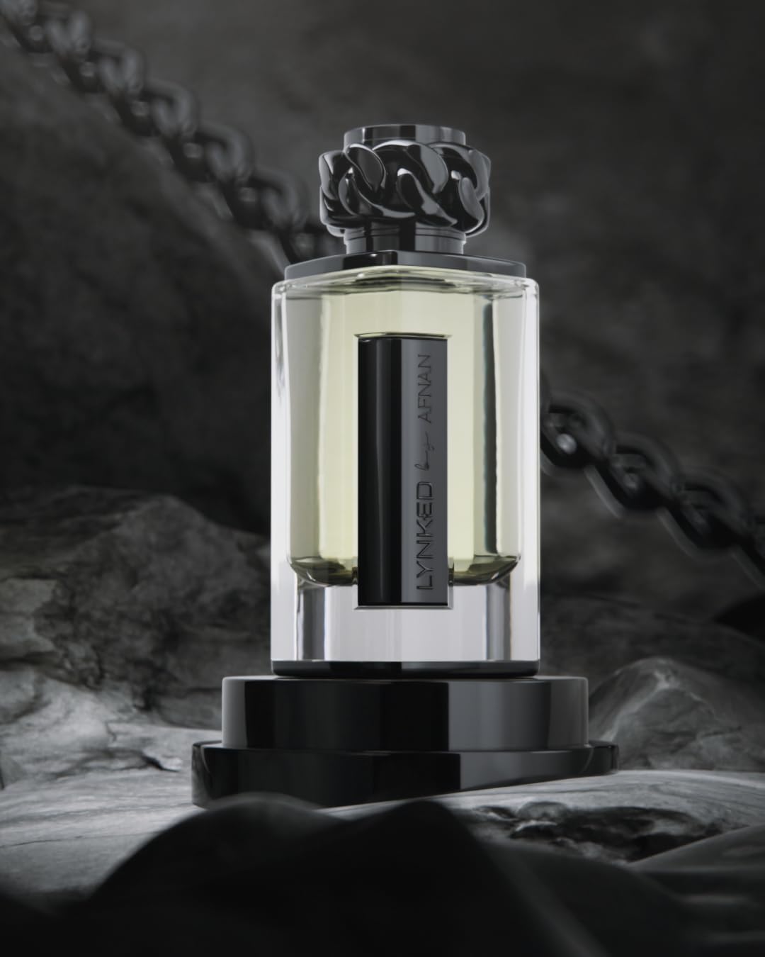 Afnan Lynked Freedom (Black) For Men Eau De Parfum, 3.4 Fl. Oz - Image 5