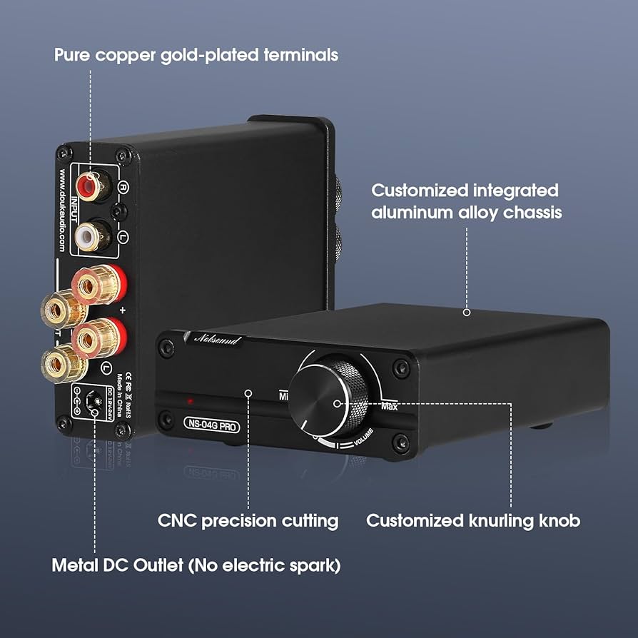 ナショナル オーディオアンプ コンパクト Amazon | Nobsound NS-04G PRO Mini 100W + 100W デジタル パワー