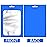100 Pcs Resealable Mylar Bags with Frosted Clear Window Packaging Bags Foil Pouch Zipper Bag for Food Self Sealing Storage Supplies (7.08x10.24 inches, Blue)