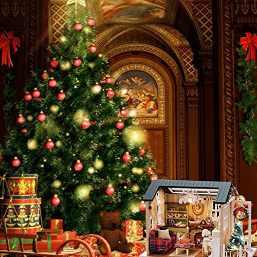 Mini Dollhouse di Legno con mobili Fai da Te,Fai