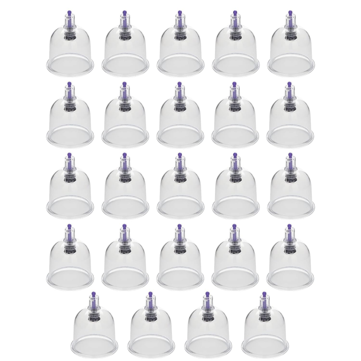 Hijama Plastic 24 Cups Set, Pack of 24 Unbreakable (Transparent) (B4) (B0CPBVPYFH) Amazon Price History, Amazon Price Tracker