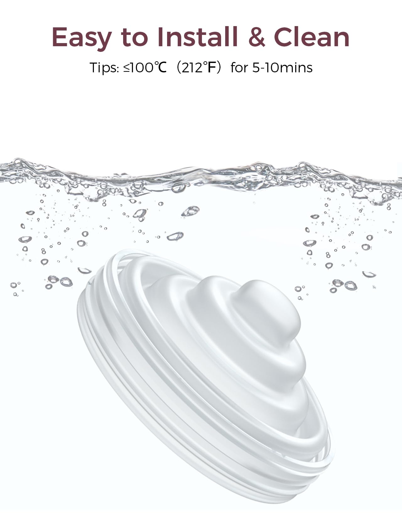 Momcozy Silicone Diaphragm, 2 Pack, Accessory for M5 Breast Pump