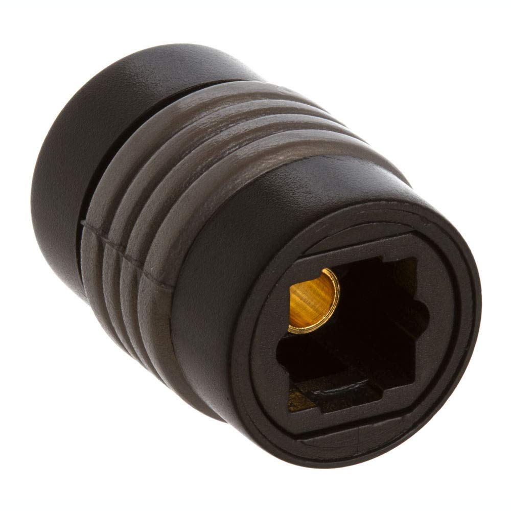 4-Pack Fiber Optic Toslink Adapters - Female To Female Audio Cable Connectors