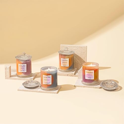 Miniatura 6 de LA Jolie Muse Vela perfumada, vela de pastel de vainilla, regalo de vela de lujo con caja de regalo, regalo de inauguración de la casa para el nuevo
