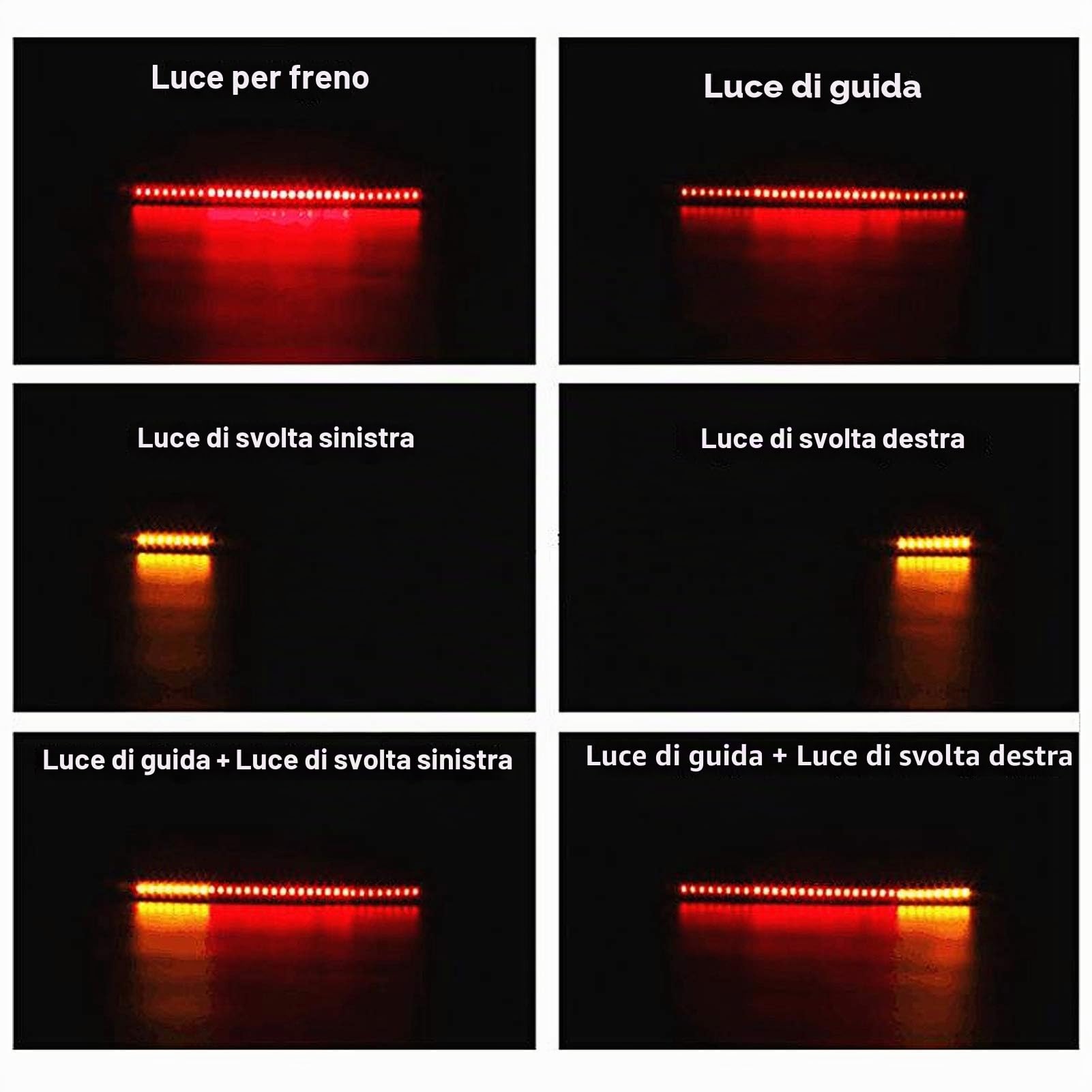 8,3 Pollici Sedile Posteriore Telaio con LED Freno Indicatori di Direzione Universale per Stile Cafe Racer (210mm)