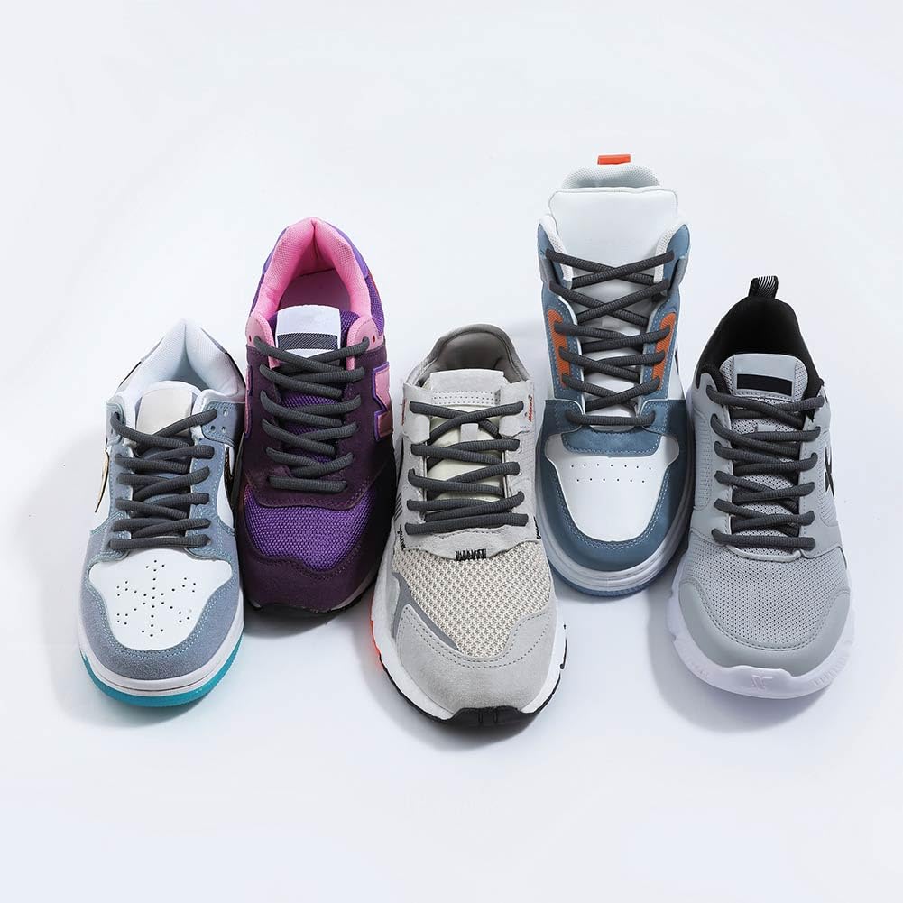 VSUDO Cordones de Zapatos Deportivos Ovalados para Zapatillas, Cordones para Zapatillas de Baloncesto, Cordones Zapatos Deportivas, Deportivas Zapatos Cordones para Hombre o Mujer — view 5