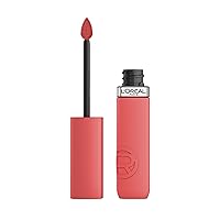 Vista 12 de L’Oréal Paris Infallible Matte Resistance - Labial líquido, hasta 16 horas de duración, tono Fairytale Ending 100, 0.16 onzas líquidas