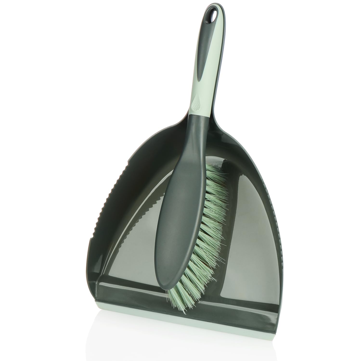 COM-FOUR® 3-czesciowy zestaw do sprzatania, szczotka reczna, szufelka | zestaw do zamiatania dla gospodarstwa domowego