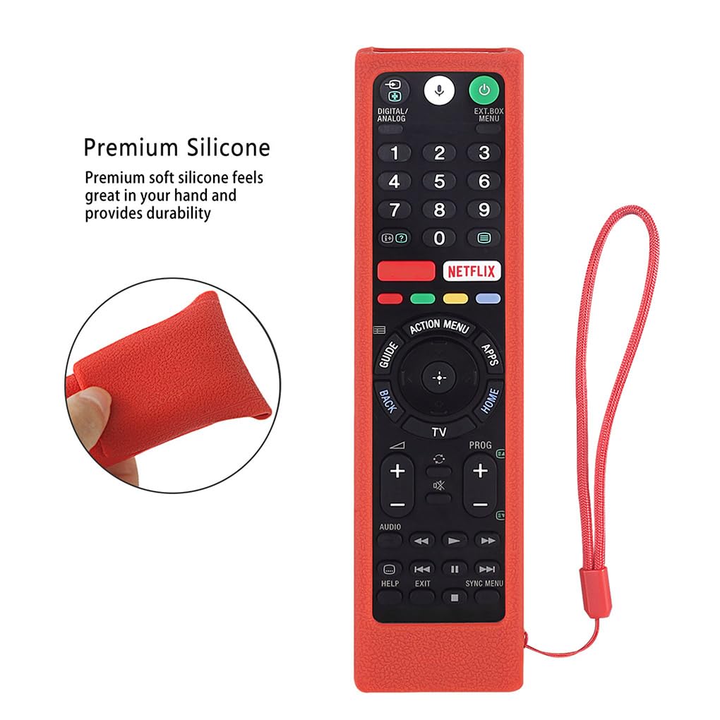 Set di 10 cover protettive in silicone per telecomando RMT-TX100, TX102, TX300E, antiurto, di ricambio, colore nero