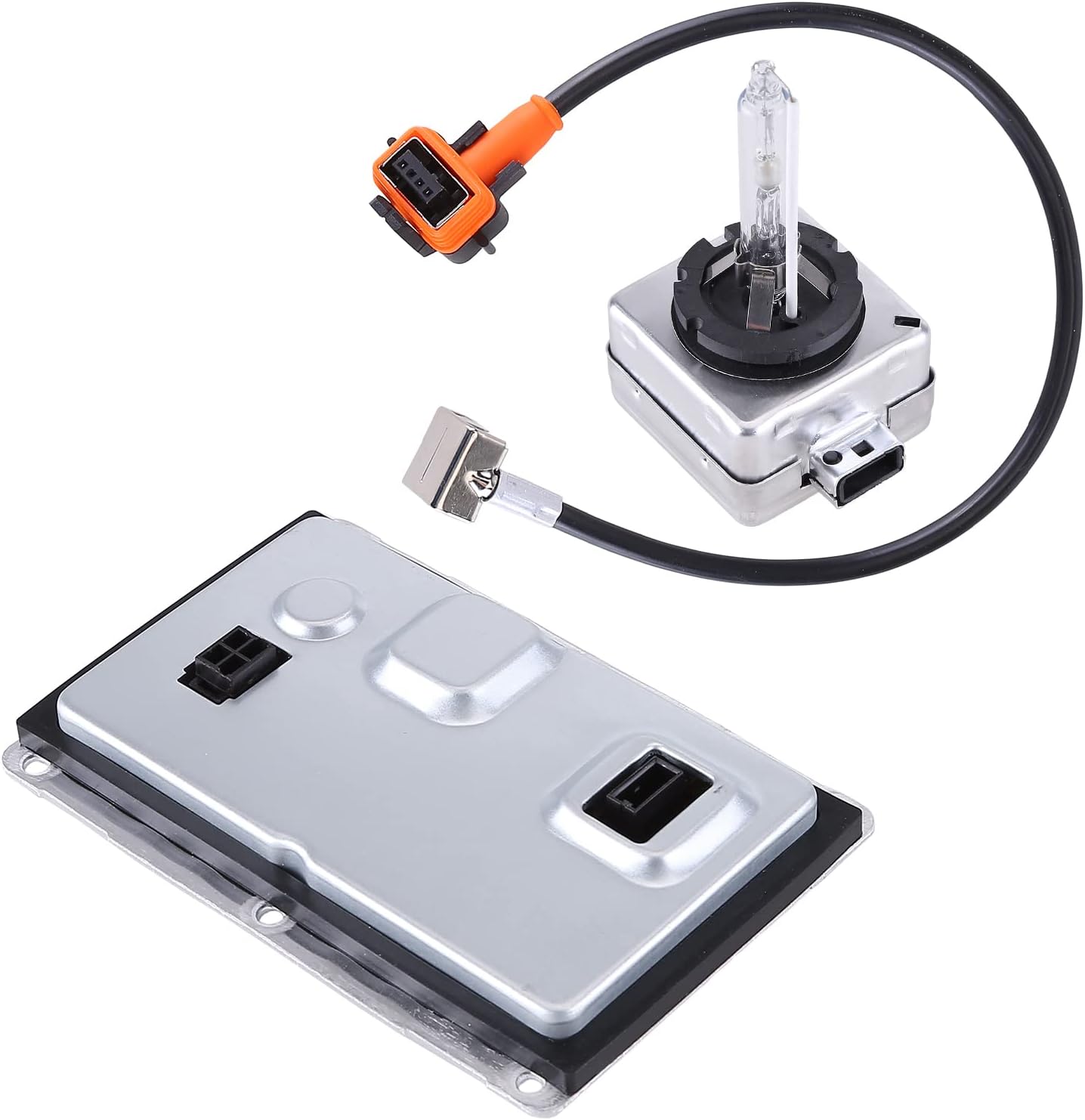 2PCS HID Xenon Ballast with Igniter & D1S Bulb Compatible for Cadillac CTS SRX,for Volvo S60 S80 V70 XC70 XC90,for Audi A4 Quattro S4 Headlight Unit 89035113 6224F9 6237219