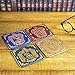 Paladone Harry Potter Coasters for Drinks - Hogwarts Crest Design - Premium Metal Drink Coasters