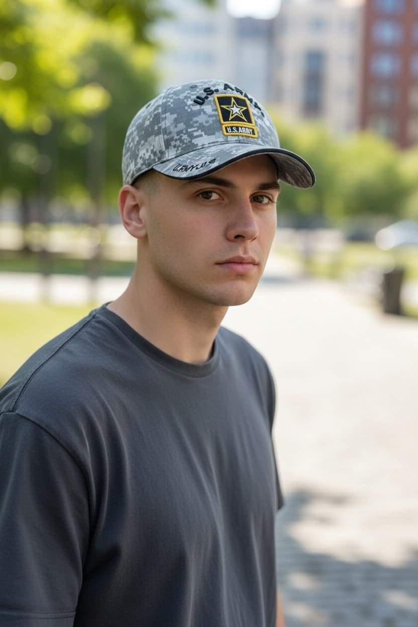 US Army Hat Military Hat Military Cap for Men Women Official Licensed Premium Quality Military Baseball Cap