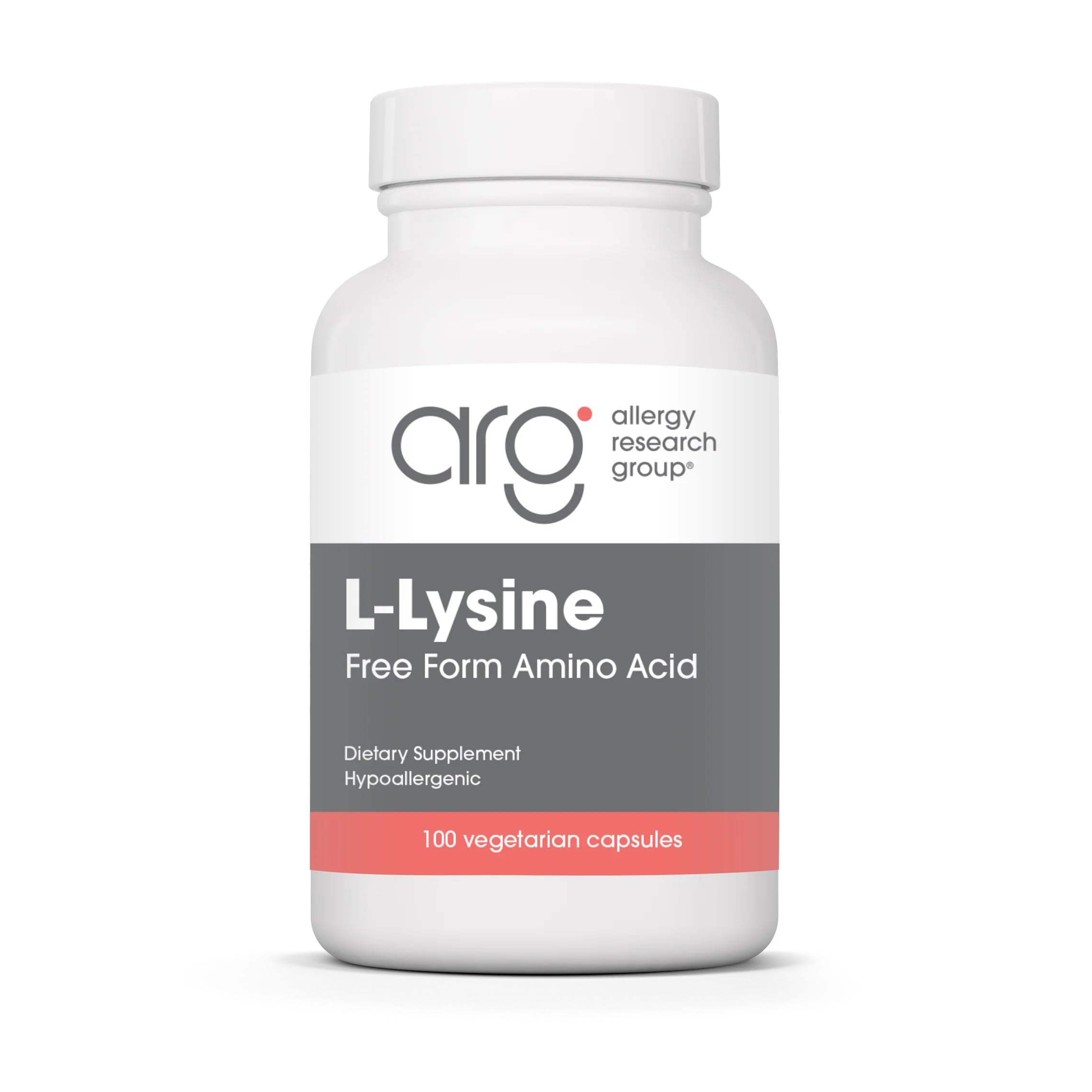 NutriCology L-Lysine Essential Amino Acid 500 mg, 100 Capsules