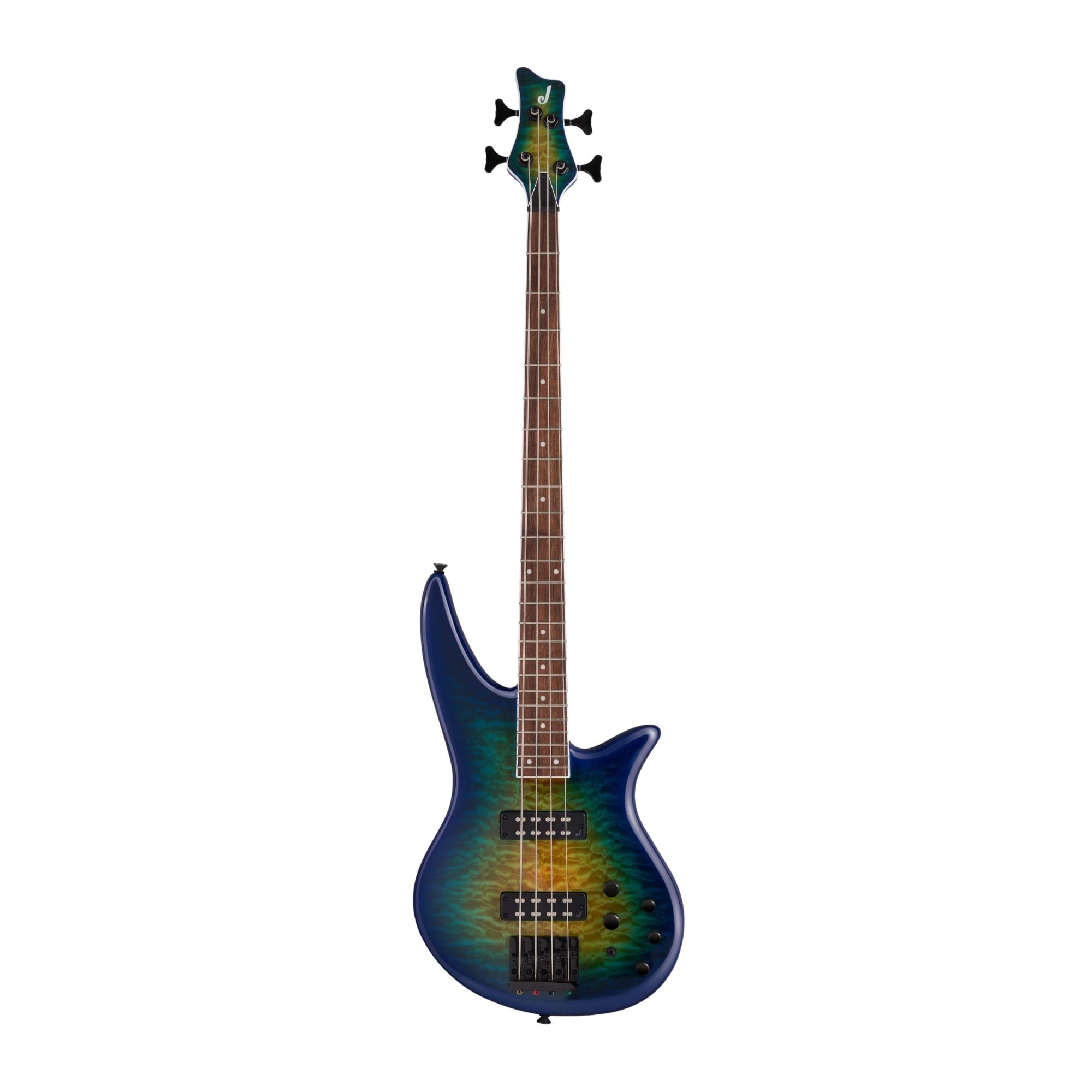 Amazon.com: Jackson X Series Spectra Bass SBXQ IV, Amber Blue