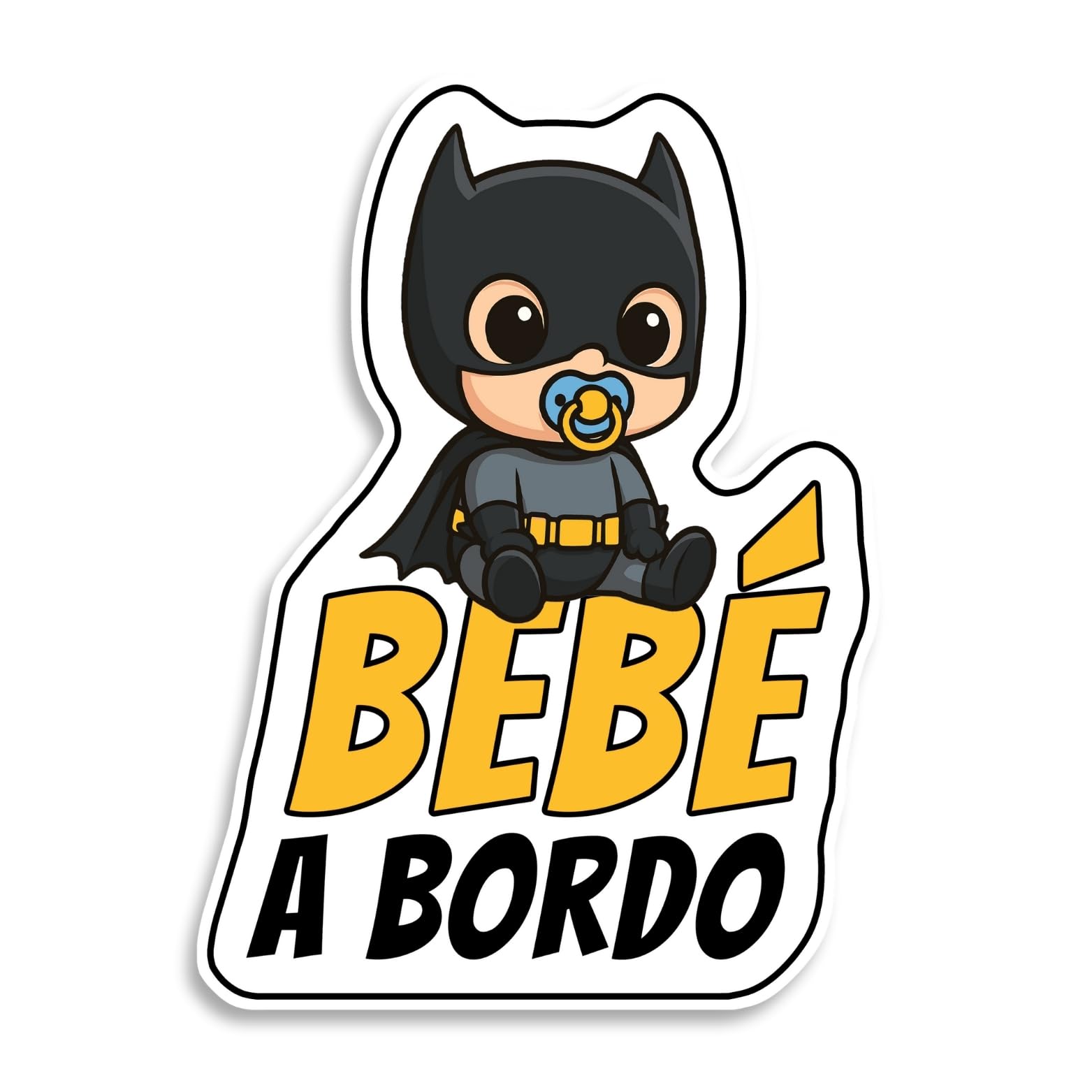 Pegatina Bebe a Bordo Coche, Superhéroe, Pegatinas Coche, Pegatinas de Bebe a Bordo, Pegatina Resistente a UV e Impermeable