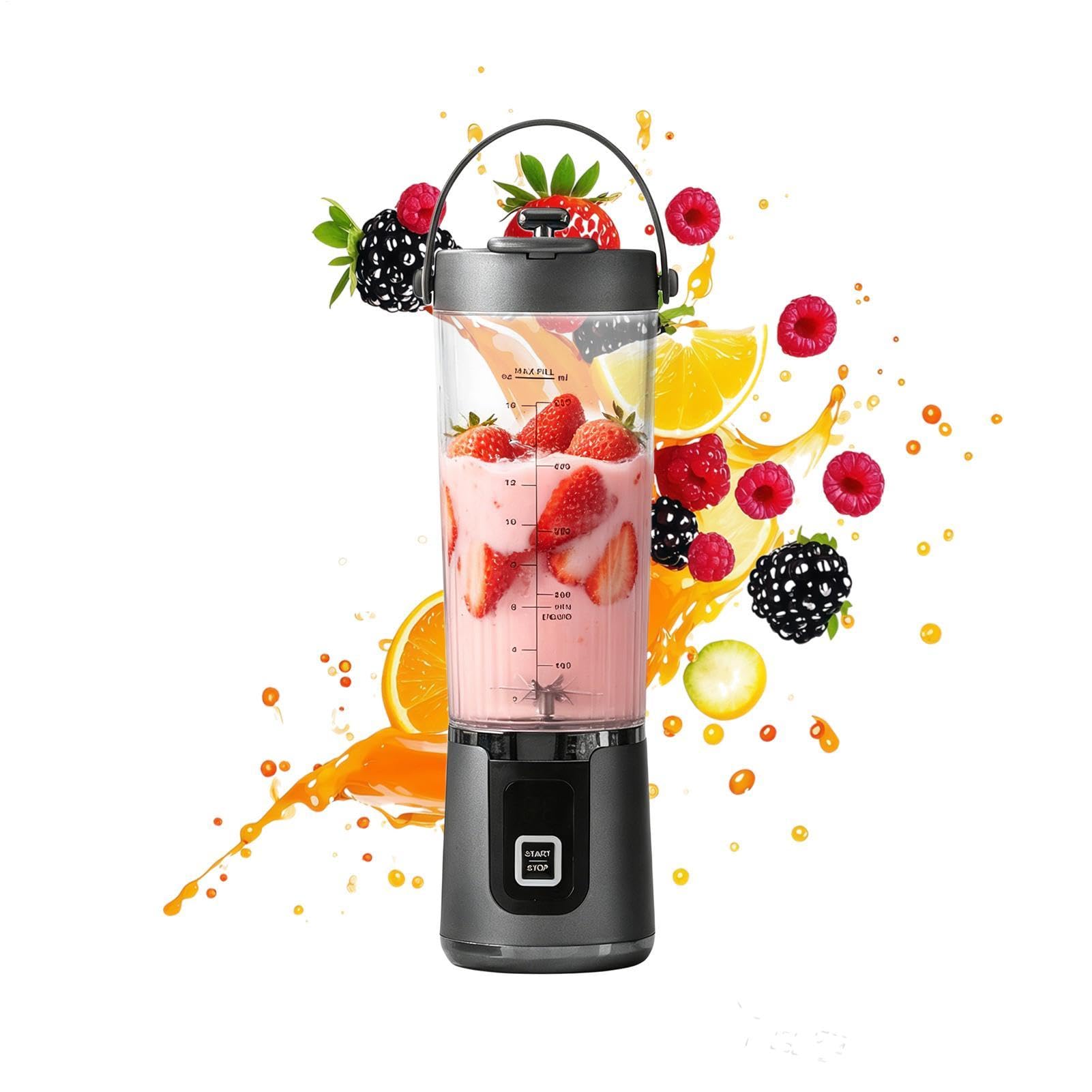 Persönlicher Entsafter für Früchte, 500 ml, mit USB wiederaufladbar und