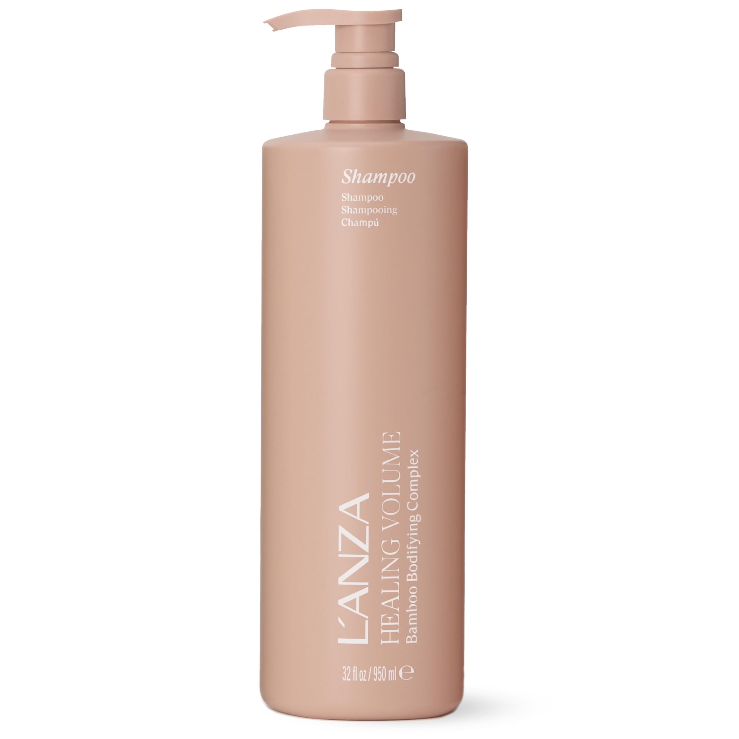 L'ANZA Healing Volume Hair Thickening Shampoo Volumizing Shampoo, Boosts Body, Lightweight Cleanse, Adds Fullness, Color Safe, Anti-Frizz Anti-Humidity Strengthening Care, Sulfate Free