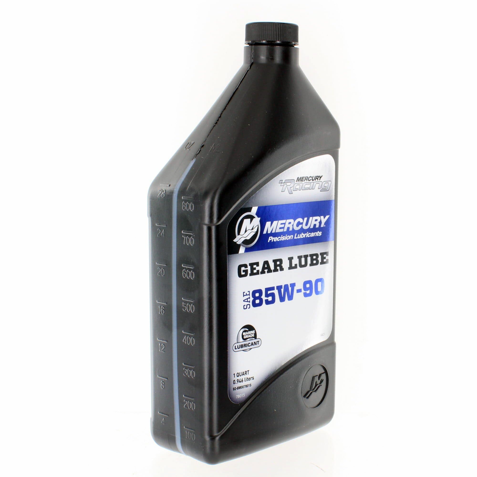 Mercury Marine New OEM SAE 85W-90 Racing Gear Lube 1Qt., 92-8M0078015