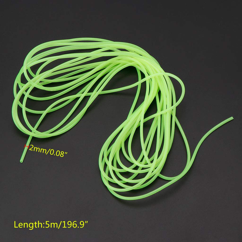 Fishing Night Tube Fluorescent 5m Glow Sub Line Rig Tackle Accessories