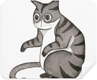 Miaoji Painting Dragon-Li Watercolor Cat Cleaning Cloth Screen Cleaner 2pcs Suede Fabric