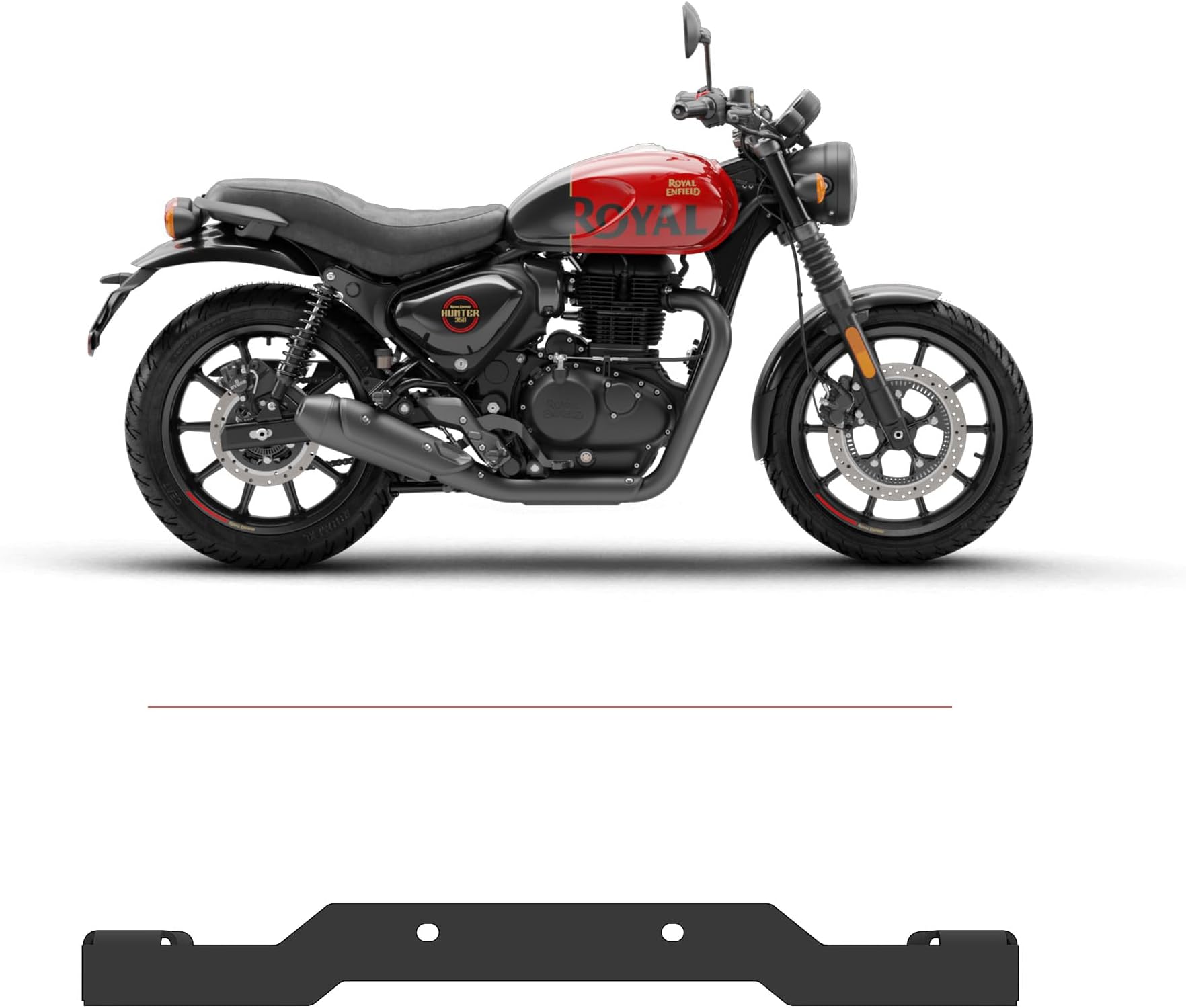 Auto Infinity Fog Lamp Mount Compatible With R-E Bullet | Hunter 350 | Interceptor 650 | GT 650 (Black, Pack of 1)