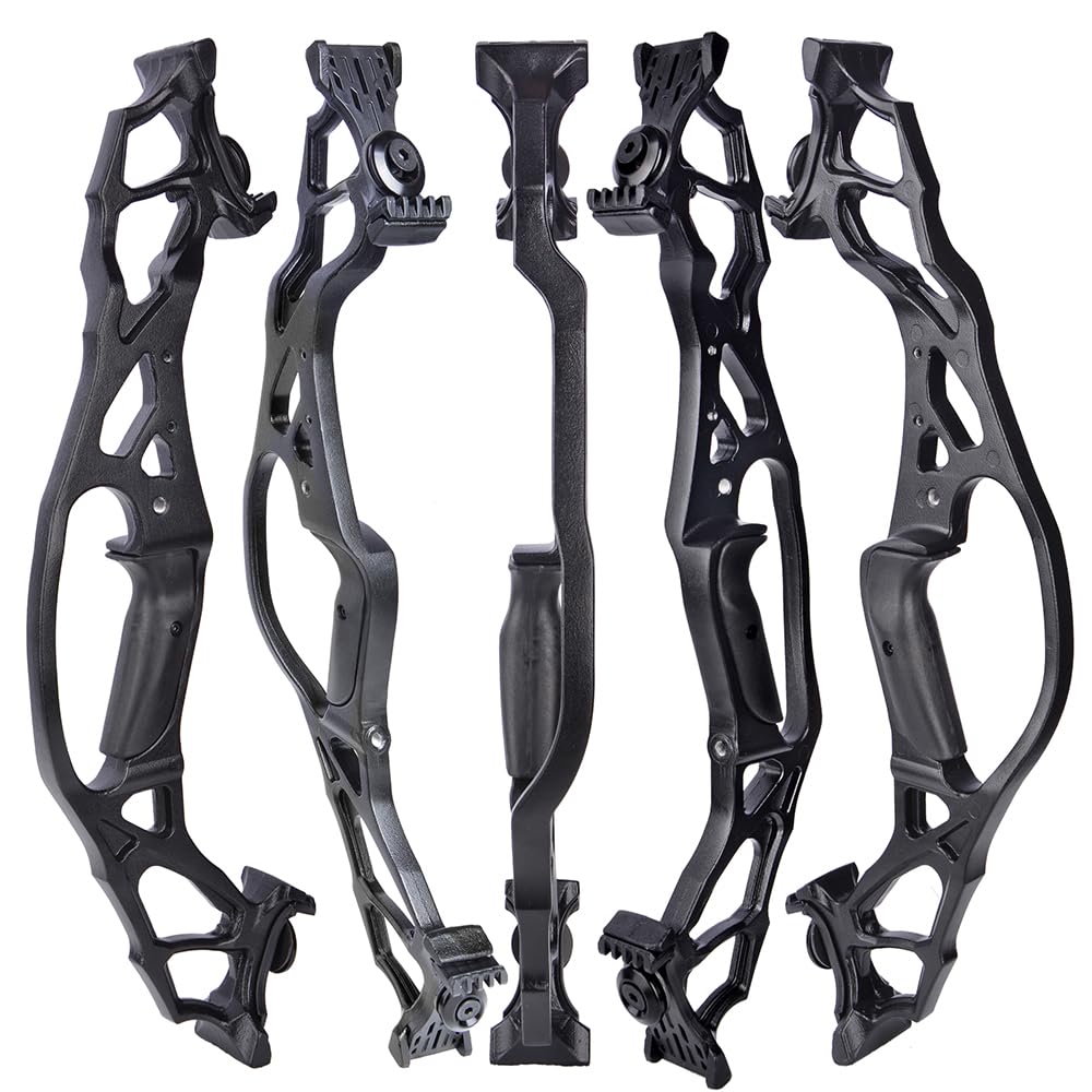 Wolfman Set di Arco Ricurvo da 62 Pollici, Arco Smontabile 30-60 lbs, Manico in Lega Leggera per Adulti e Cacciatori, Ideale per Tiro Competitivo e Caccia
