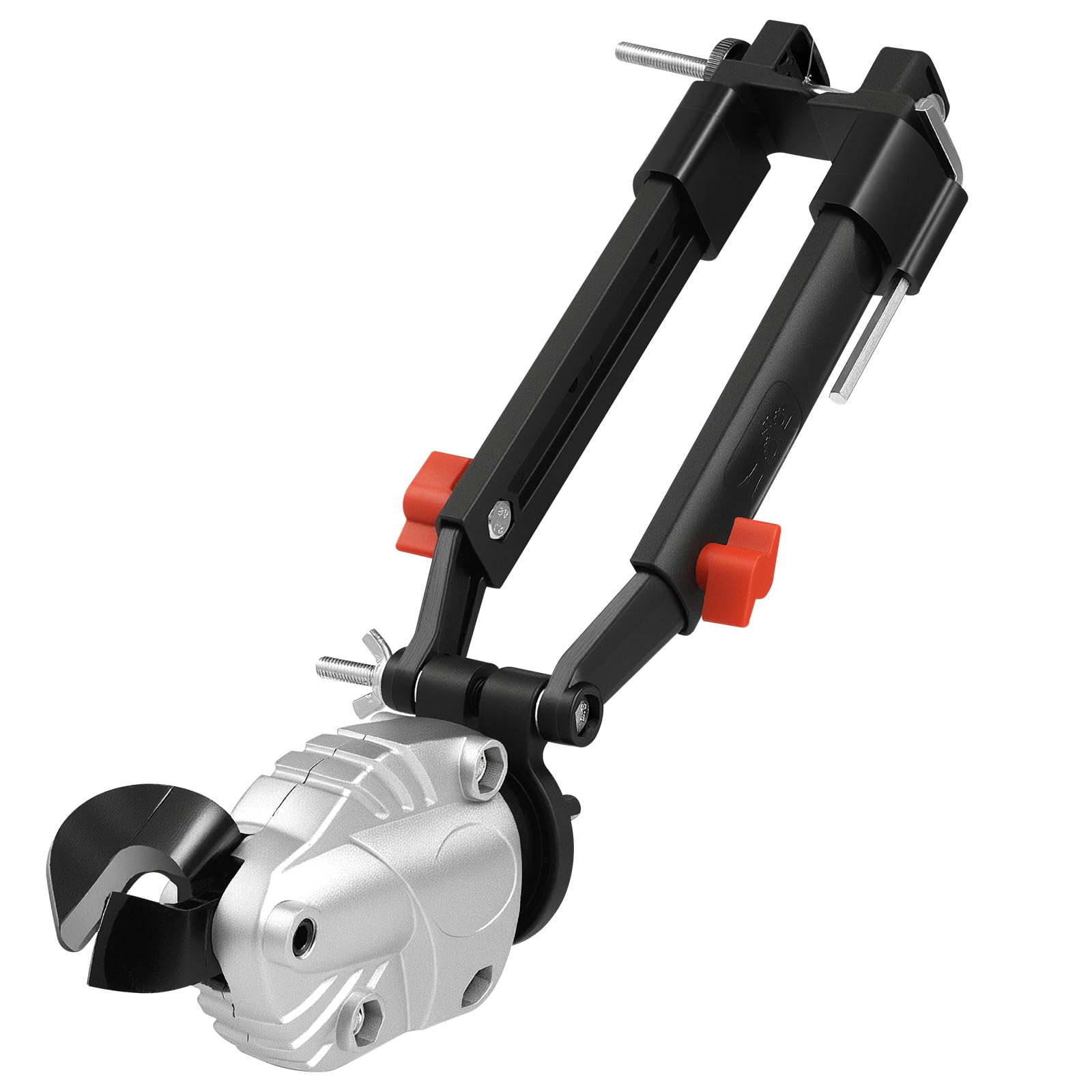 VEVOR Accessoire de Cisaille à Tôle Métaux pour Perceuse Électrique, avec Tête Pivotante 360°, Lame Tranchante, pour Acier Galvanisé 1,22 mm, Acier Inoxydable 1 mm, Plaque Aluminium, Plastique, Carton