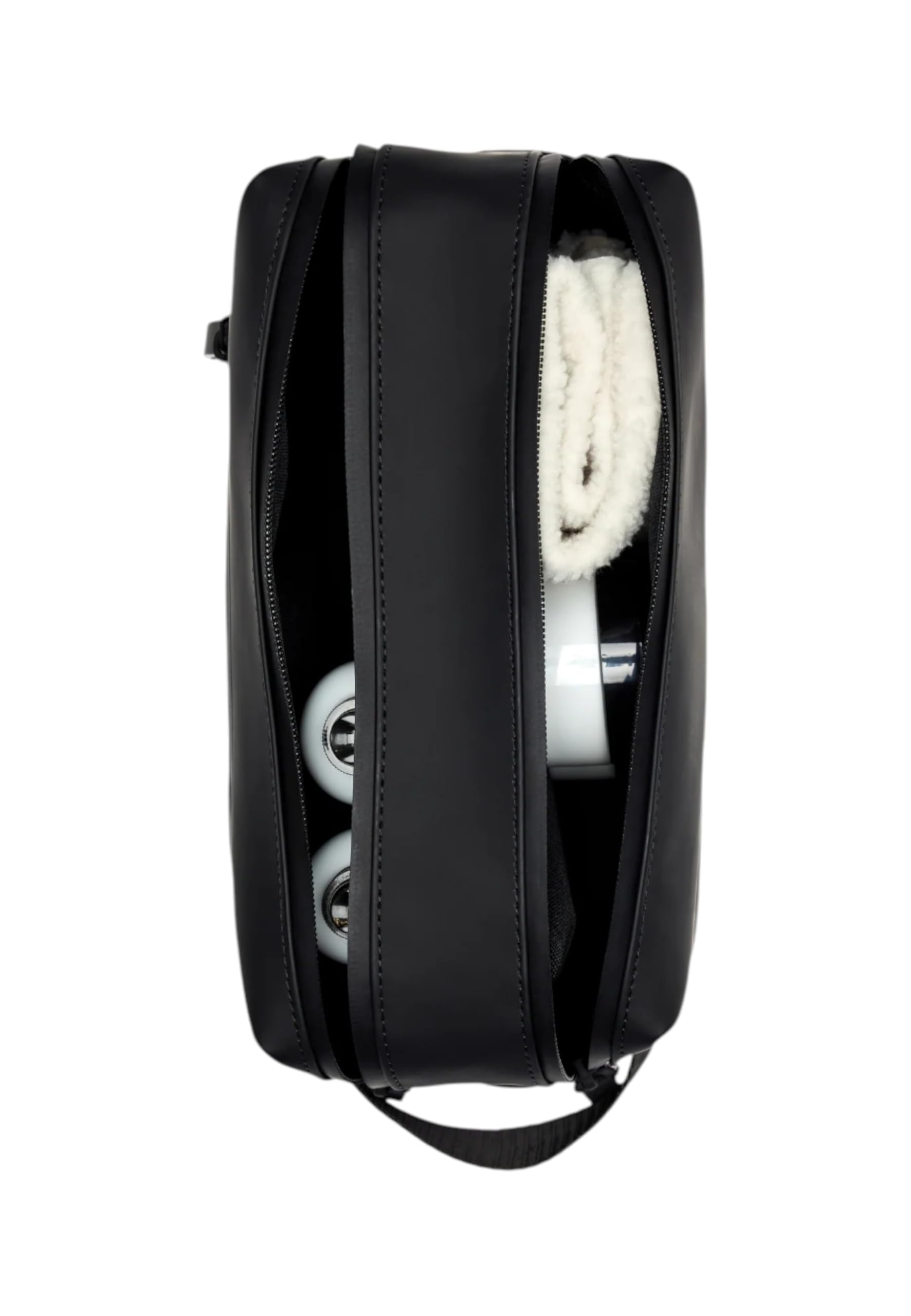 BEAUTY WASH BAG ZIP 16000 BLACK RAINS | Beauty Case Rains Wash Bag 2 Zip 16000 Black – Organizzazione Impermeabile e MinimalistaLa 2 Zip Wash Bag di Rains è la solu