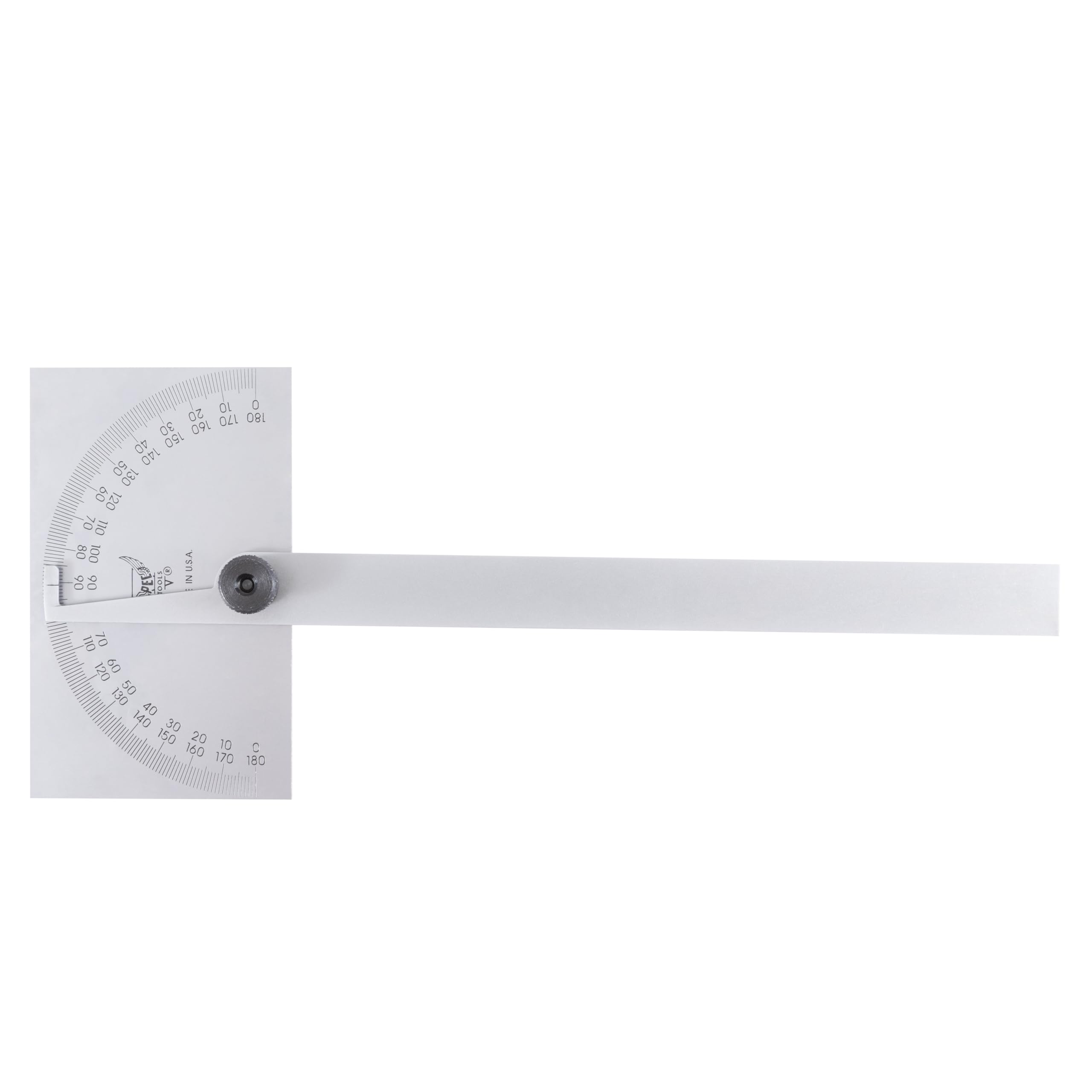 PEC Tools Stainless Steel Angle Protractor - USA Made -4 PEC Tools Stainless Steel Angle Protractor - USA Made -4